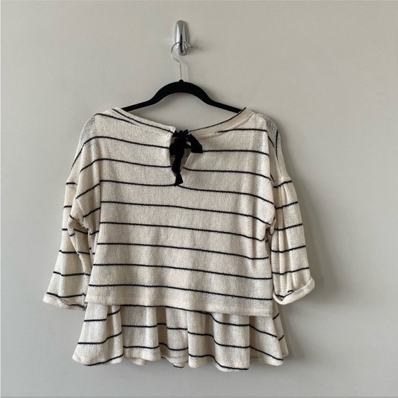 ANTHROPOLOGIE- Latitude Stripe Knit Top - Picture 2 of 7
